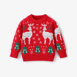 Cardigan PatPat Toddler Boy Girl Christmas Childlike Letter Sweater 231007