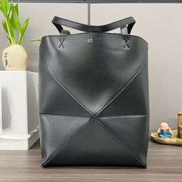 Puzzle Fold Tote Designer folding and assembling handbag Bolso plegable rompecabezas Completely foldable and flat 052316 Women backpack travel shopping handbag