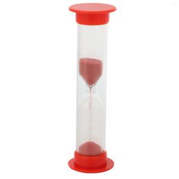 Clocks Accessories 1 Minute Cute Plastic Sand Timer Red