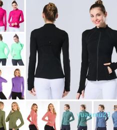 Align Yoga Jacket Outfit Women Define Workout Sports Coat Fitness Quick Dry Activewear Lady Top Solid Zip