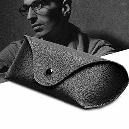 Fashion Accessories PU Leather Glasses Case Cover Sunglasses Holder Box Eyeglasses Solid Storage Light Pouch Bag