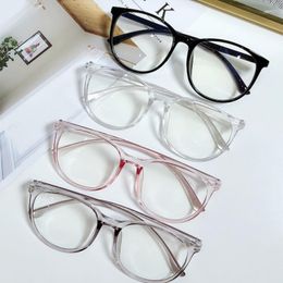 Sunglasses Trend Reading Glasses Men Women Myopia Luxury Round Frame Eyewear Optical Spectacle Eyeglasses Diopter 0 To -6.0