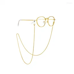 Fashion Accessories Vintage Unisex Gold Reading Glasses Hanging Neck Chain Sunglasses Eyeglasses Lanyard Hold Strap Women Eyewear Retainer