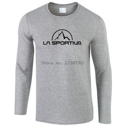 La Sportiva T Shirt Men Brand Fashion T-shirt Summer Cotton Long Sleeve Tshirt Man Top Tees Homme T New Y1905092562