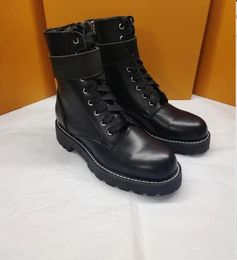 women Side zipper Martin boots Winter Warm sexy luxury fashion brand classic design genuine leather High-end cylinder Girl Model Celebrity British Short tube Boots