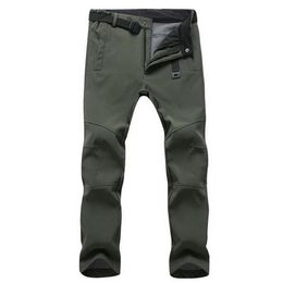 Men's Pants Winter Men Windproof Snowboard Ski Male Outdoor Snow Camping Hiking Fleece Warm Waterproof Breathable Trousers260x