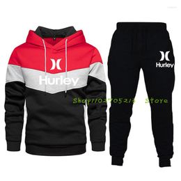 Men's Hoodies Spring And Autumn Hooded Tracksuits Man Pullover Trousers Sets Clothing Male Sport Suit