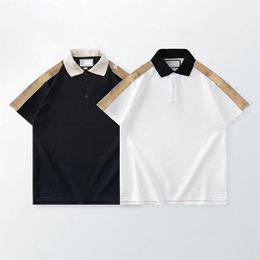 Designer Fashion Polo Shirt Luxury Italian Men's T-Shirts Short Sleeve Fashion Casual Men's Summer T-shirt Various Color271b