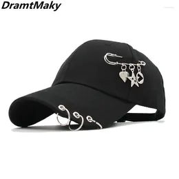 Ball Caps Fashion Baseball Cap With Iron Ring For Men Women HAT Snapback Trucker Dad Hats Gorras Bone Gorro