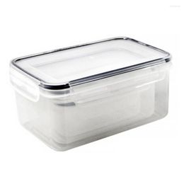Storage Bottles Food Box Capacity Airtight Multi-functional Container For Kitchen Refrigerator Dry Goods Transparent