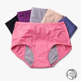 Menstrual Briefs Leak Proof Incontinence Environmetal Panties Period High Warm Female Women Sexy Pants238V