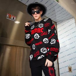 Men's Sweaters Men Clothes Streetwear Fashion Hip Casual Man Thicken Loose Pullover Kintted Sweater