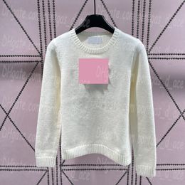 Flocking Knitted Women Jumper Tops Sweater T Shirt Designer Autumn Winter Sweaters Jumpers Luxury Long Sleeve Casual Shirts