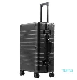 Suitcases 100% Aluminium Rod 20/24/28inch Metal Luggage Fashionable Type Of Box