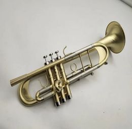 High Quality Trumpet C to B Tune Brass Plated Professional Musical Instrument With Case Free Shipping