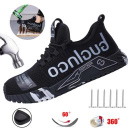 Safety Shoes Men's Anti-wear Work Boots Steel Pointed Safety Shoes Indestructible Safety Protection Shoes Sports Fashion. 231007