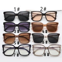 10pcs summer ladies ultraviolet-proof christmas Fashion sunglasses Uv protection black woman Outdoor driving beach Rectangle sun glasses wind glass goggle