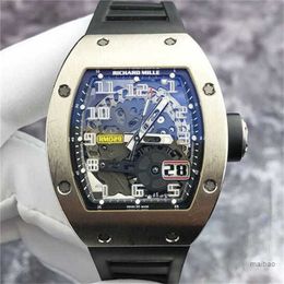 Designer Watch RichareMill Tourbillon Automatic Winding limited Edition Chronograph with Y Automatic Richaer Mileres Swiss Watches Rm Tactical Mechanical 3OCG