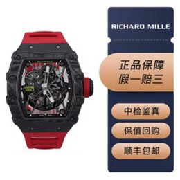 Designer Watch Tourbillon RichareMill Carbon Fibre Superclone with Logo Y Automatic Mechanical Watch Sports Wristwatches Series Swiss Watches Mills Mens T5OB