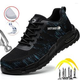 Boots Anti-static Safety Shoes Men Composite Toe Work Without Metal Puncture Proof Man Security Big Size