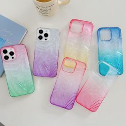 Bling Wishing Star Shell Cases For Iphone 15 Pro Max 14 13 12 11 Iphone15 Luxury Gradient Stars Starry Clear Transparent Soft TPU Mobile Smart Phone Cover Back Skin