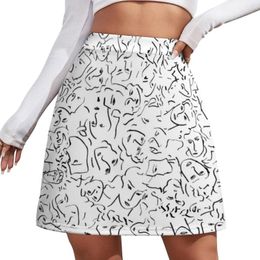 Skirts Elio's Face Shirt - Call Me By Your Name Mini Skirt Skort For Women Women's Summer Dress 2023