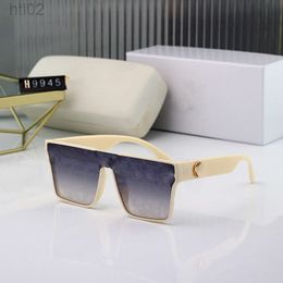 Designer Versages Sunglasses Vercaces 2023 New Sunglasses Women's Overseas Square Sunglasses Dark Glasses Printed Flat Glasses