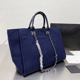 Canvas Open Handbag New Beach Bag C c Shopping Bag High Capacity Handbag