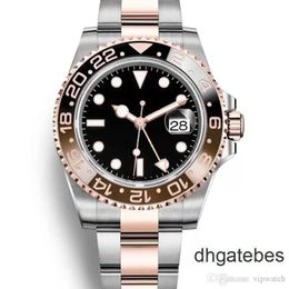 Luxury Roles Watches Hot Cake 7a Ceramic Bezel Full Stainless Steel Automatic Mechanics Movment Sapphire 5atm Waterproof Mens Uhnp Cy