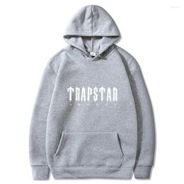 Designer Men's Hoodies Autumn Winter Mens Casual Fashion Street Style Womens Trap Star Print Hooded Tops Couples Loose Clothing Asian Size M-3XL Winter Windproof