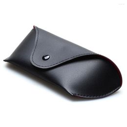 Fashion Accessories Men Women Portable Magnetic Leather Glasses Case For Eyeglass Sunglasses