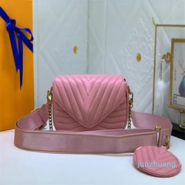 Designer -women's bag famous messenger bag single shoulder pure leather wallet