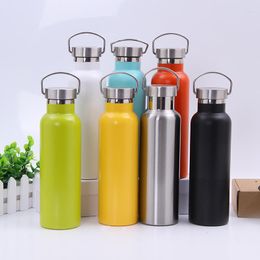 Water Bottles 50pcs 500ml 17oz Stainless Steel Vacuum Insulated Fashion Bottle Sport Trave Double Walled Outdoor