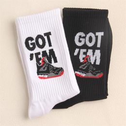 Men's Socks Crew Fashion Street Art Brand GOT EM Collectable Christmas Cute Present Basketball Shoes Creative Birthday Xmas G1922