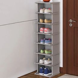 Storage Holders Racks Multilayers Space-saving Shoerack Shoe Organiser Plastic Shoe Holder Shoes Organisers Chessure Furniture Shoe-shelf Rack Stool 231007