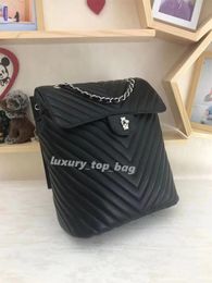 10A Fashion Bags High quality leather Mini Duma Backpack Women's Black sheepskin quilted flap Purse Bag Double Strap Gold Box Bag