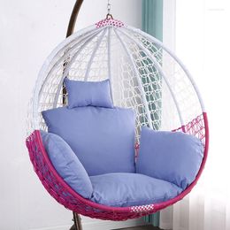 Pillow Solid Color/Floral Hanging Swing Egg Chair Cover Case (No Filling) Garden Basket
