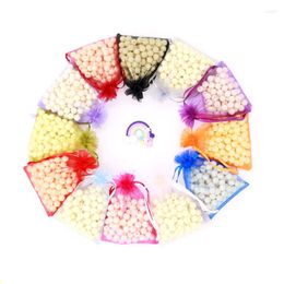 Jewellery Pouches 1000pcs 5x7 9x12 11x16cm Organza Bags Packaging Sachets Wedding Party Decoration Favours Drawable Gift &