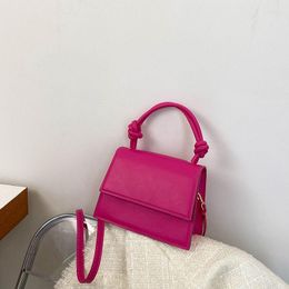 Shoulder Bags Fashion Luxury 2023 Solid Colour Handheld One Crossbody Bag Casual Simple Retro Small Square