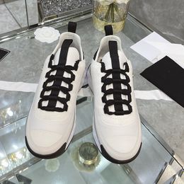 Spring Autumn New Formal Shoes Famous Women Designer Metal Letter Designer Sneakers Genuine Leather Splice Increase Non slip Lacing Ladies Platform Sole Shoes