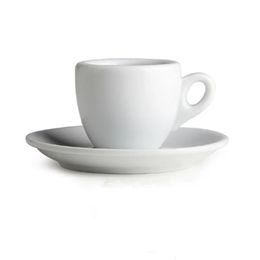 Mugs Professional Competition Level Esp Espresso S Glass 9mm Thick Ceramics Cafe Espresso Mug Coffee Cup Saucer Sets 231009