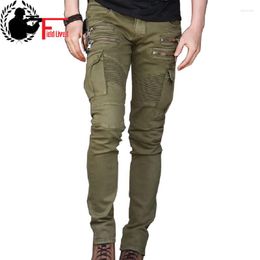 Men's Jeans 2023 Casual Biker Fashion Design Skinny Hiphop Men Pants 29-36