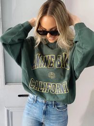 Women s Hoodies Sweatshirts Graphic for Women 2023 Autumn Winter Clothes Designer Washed Vintage Fashion Pullovers Tops Female Loose Sweatshirt 231009
