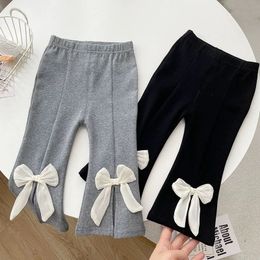 Trousers Kids Girls Flare Pants Arrival Children Casual Cotton Leggings 2 8Years Autumn Clothes Toddler Girl School 231007