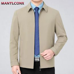 Men's Jackets Solid Colour Business Jacket Luxury Casual Loose Social Office Dress Coat Thin Clothing Spring Autumn Outerwear 231009