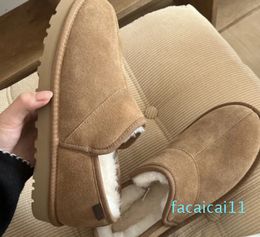 Leisure Outdoor Slippers Tasman boots ankle sandals Sheepskin Suede cooke Scuff romeo loafers Fur Mules