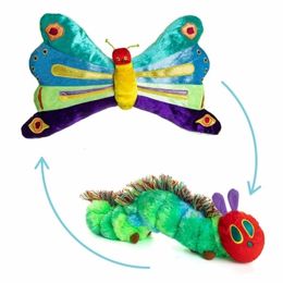 Plush Dolls Cute Books The very hungry Change Butterflies 40CM Kids Stuffed Toys For Children Christmas Gifts 231007