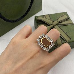 New Style Classic Luxury Love Band Ring Fashion Woman Crystal Wedding Rings High Quality 316L Stainless Steel Designer Jewelry gif174f