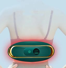 Back Massager Electric Body Slimming Belt EMS Pulse Vibration Abdominal Cellulite Fat Burning Machine Belly Back Massage Beauty Health Care 231009