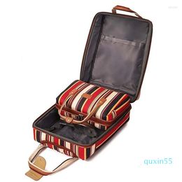 Suitcases GraspDream Oxford Rolling Luggage Set Spinner Women Men Suitcase Wheels Stripe Carry On 20 Inch Travel